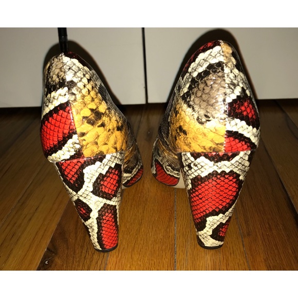 Deena & Ozzy Python Heels - Picture 3 of 5